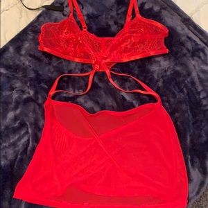 VALENTINES DAY SPECIAL: NWOT red lingerie